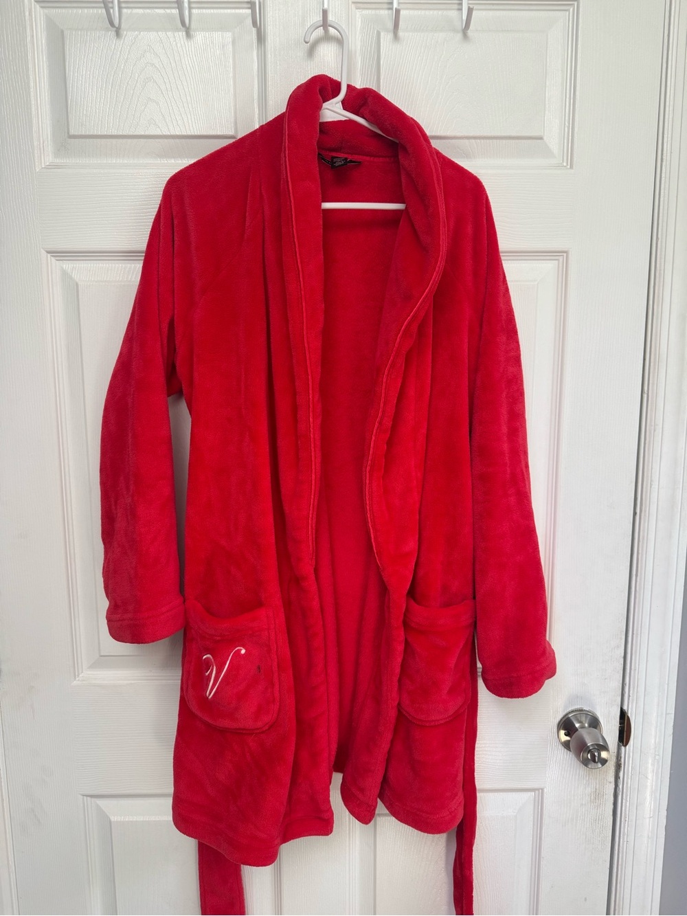 Victoria's Secret Red Plush Robe